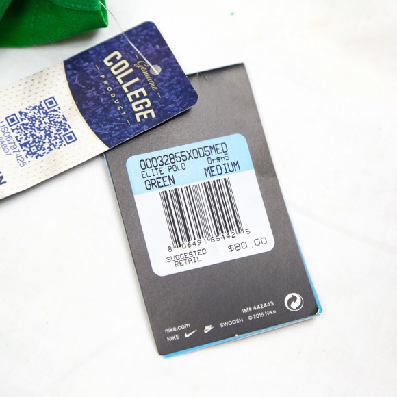 Nike Oregon Ducks Elite Polo Coach Shirt Green Dri - Picture 6 of 7